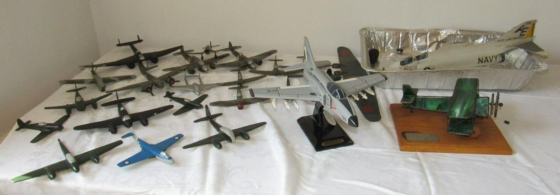 Carved & Model Airplanes: Getting all pictured. F-4J Phantom is approx 15" long