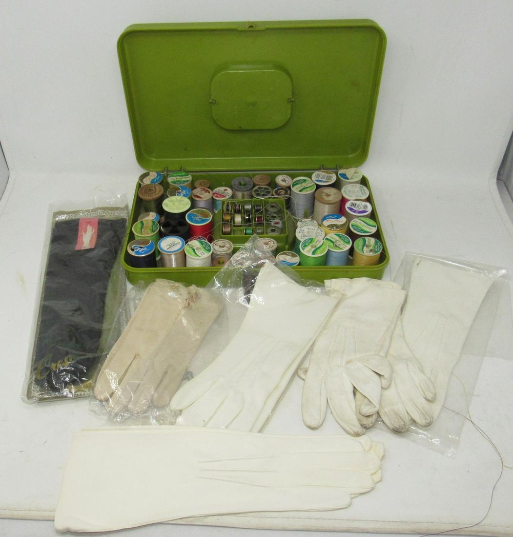 Vintage Gloves and Sewing Thread: Getting all pictured