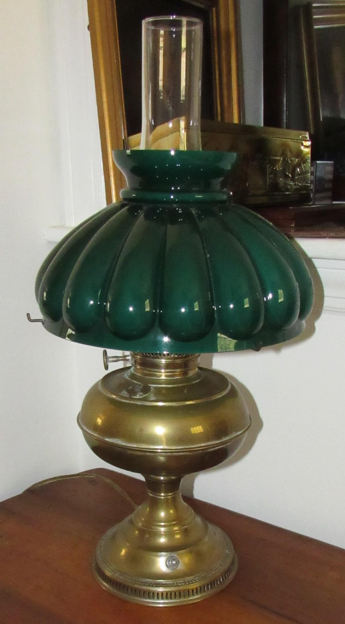 Brass Rayo Lamp: Approx 21 1/2" tall