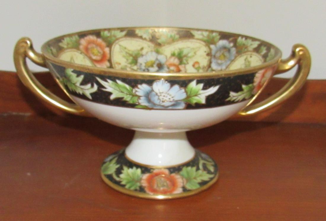Noritake Compote: Approx 8" in diameter and 5" tall