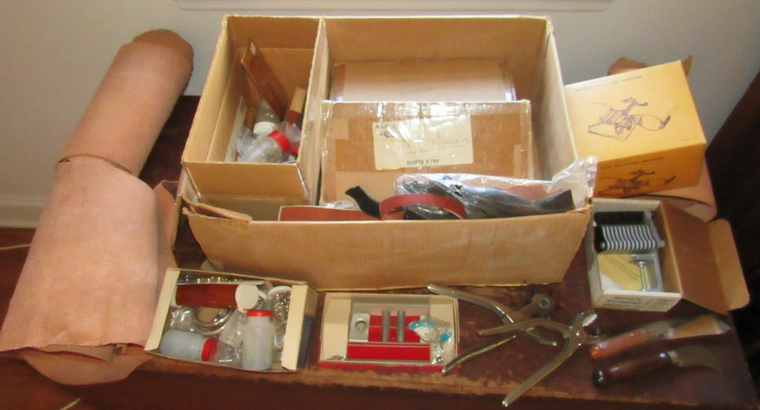 Leather Supplies and Tools: Getting all pictured