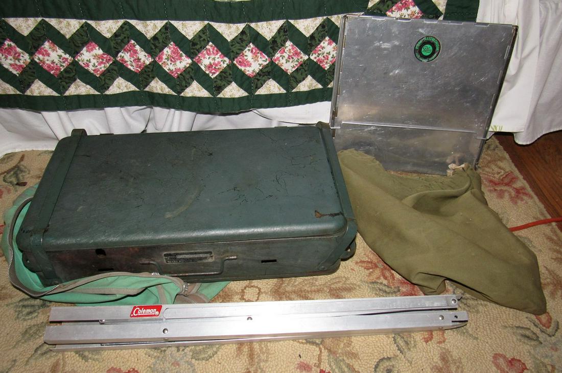 Sears Stove Coleman Stand: Getting all pictured
