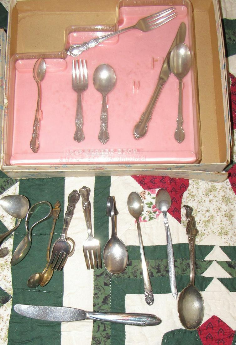 Rogers Bros Childrens Silverware Set: Getting all pictured