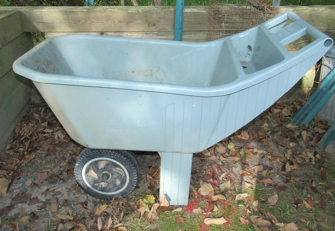Ames Yard Cart and Wheel Barrow: Getting both