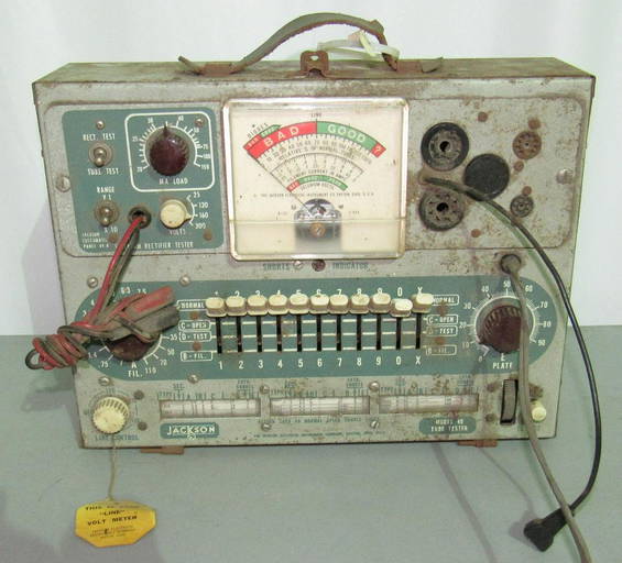 Vintage Jackson Model 49 Tube Tester