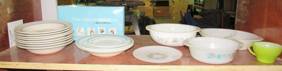 Anchor Hocking Pyrex Glasbake Pfaltzgraff: Getting all on shelf