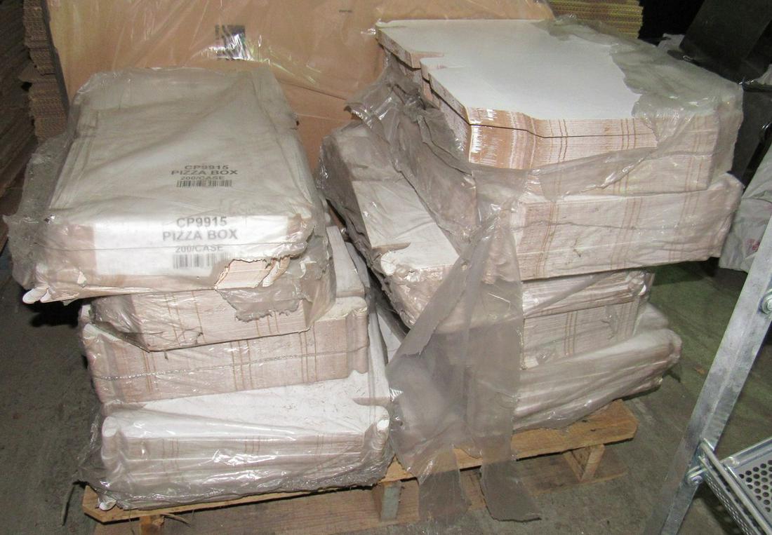 Pizza / Pastry Bakery Boxes: Apprx 8" x 11" x 2 1/2" tall.