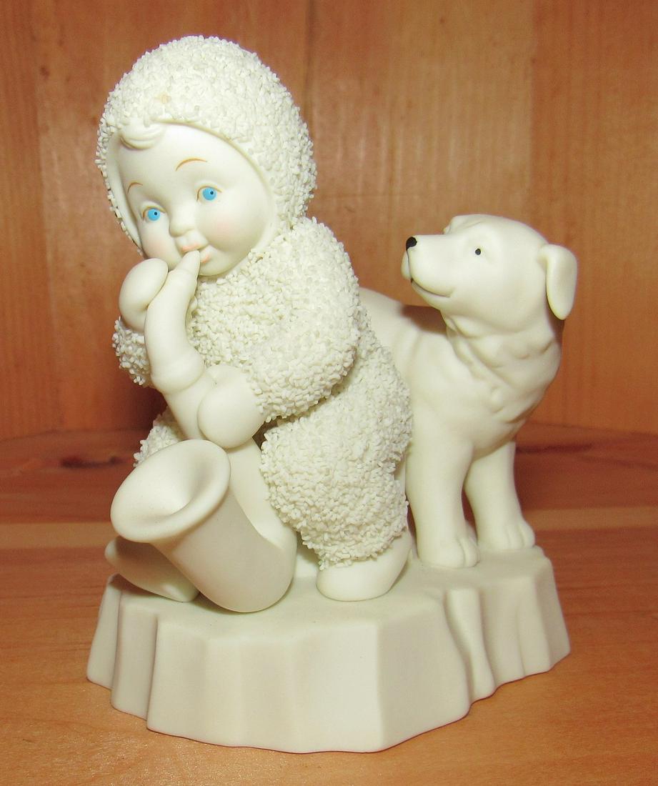 Dept 56 Jingle Bell Jazz Snow Baby with saxophone: Approx 4 1/4" tall
