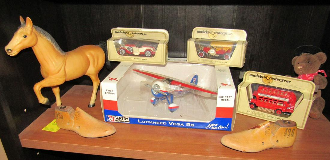 Models of Yesteryear Lockheed Vega Airplane Toys: Getting all pictured