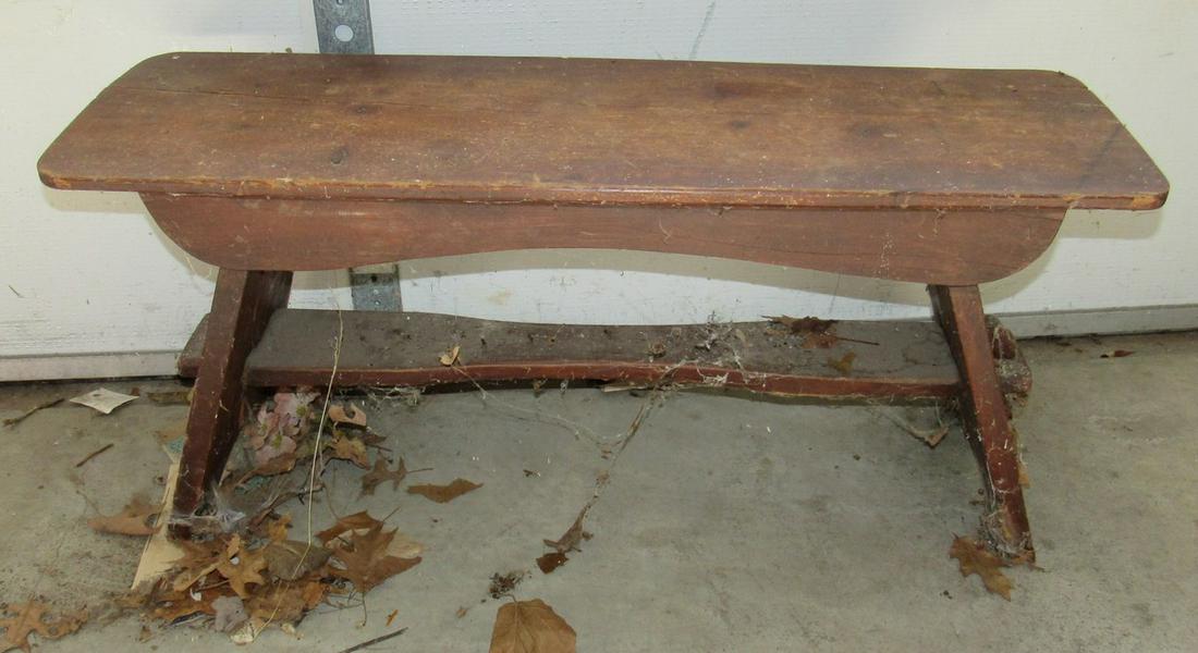 Bench: Approx 37 1/2" long and 16 1/2" tall