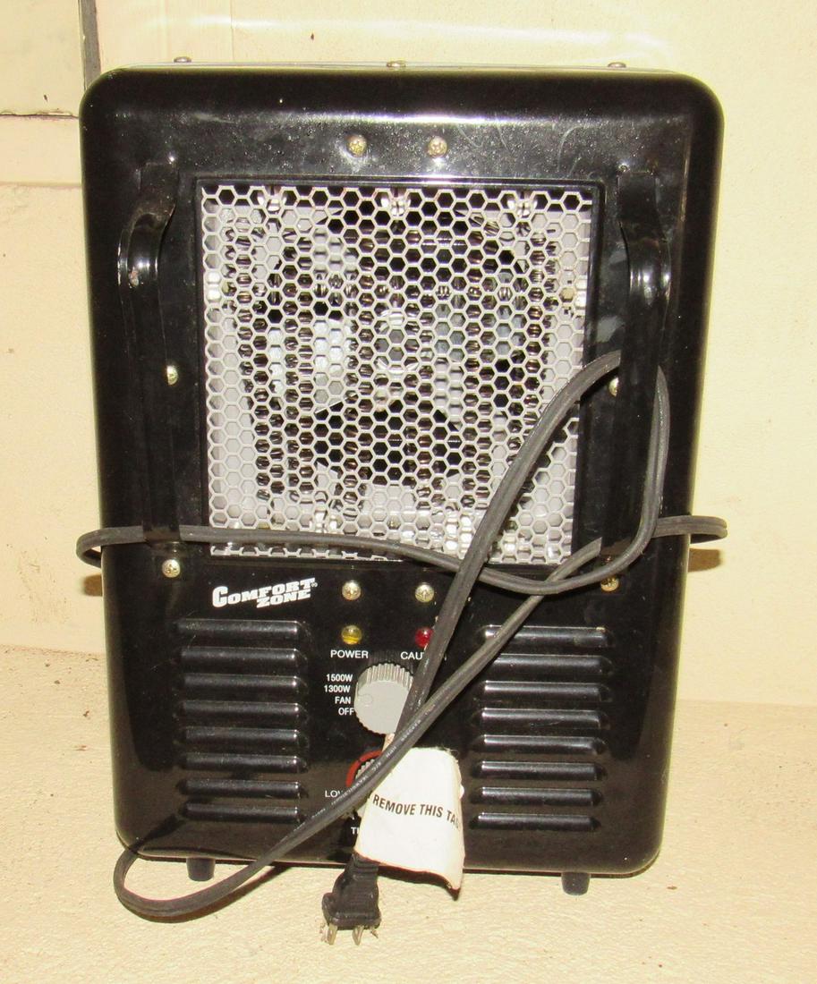 Comfort Zone Electric Heater: Apprx 14 1/2" tall
