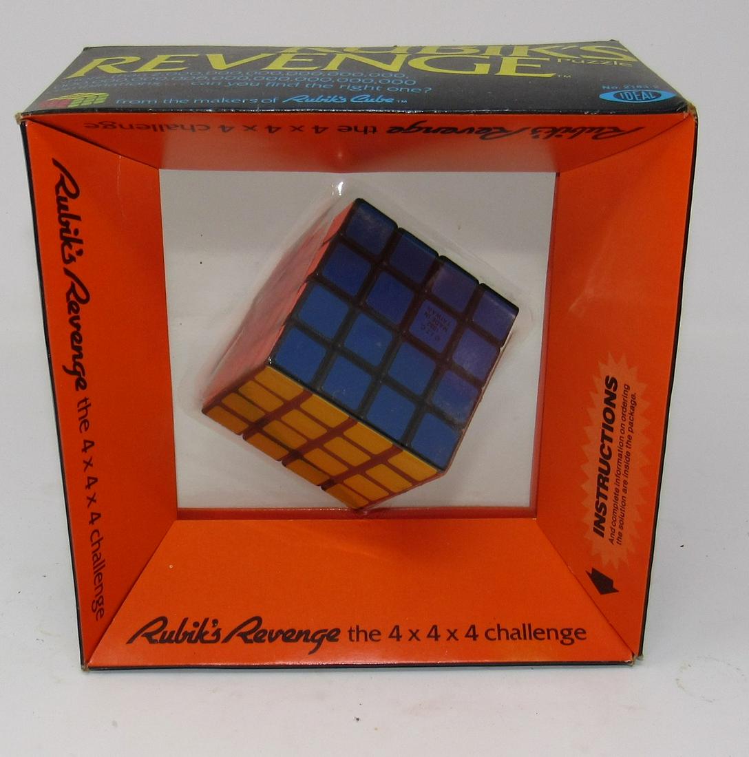 Vintage Rubiks Revenge Cube Ideal 2183-2: In original box