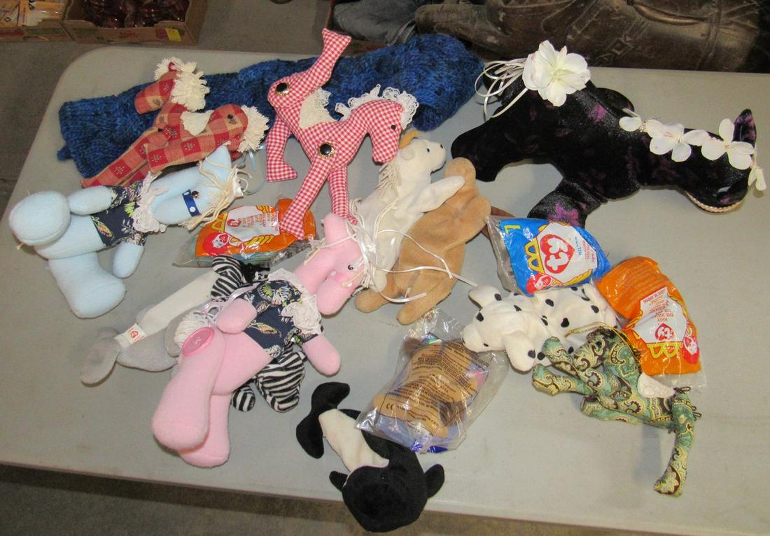 Beanie Babies and Misc Stuffed Animals: Getting all pictured. Must take all