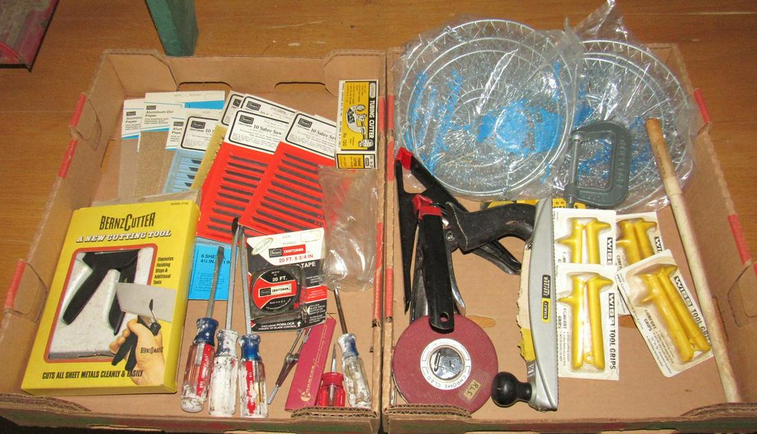 Hanging Baskets Sabre Saw Blades Tubing Cutters Tools: Getting all in the 2 boxes