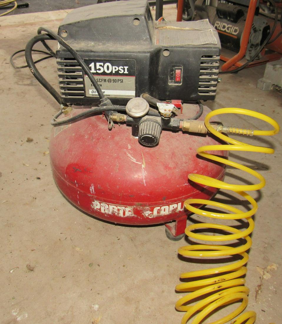 Porter Cable 150 PSI Air Compressor: 6 gallon
