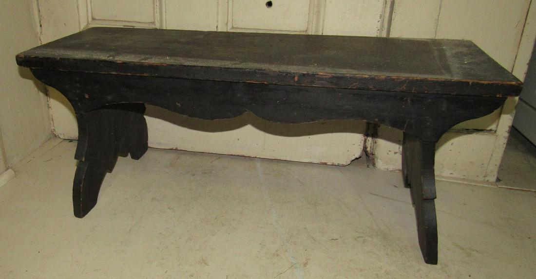 Early Bench: Approx. 11" x 30" x 12" tall