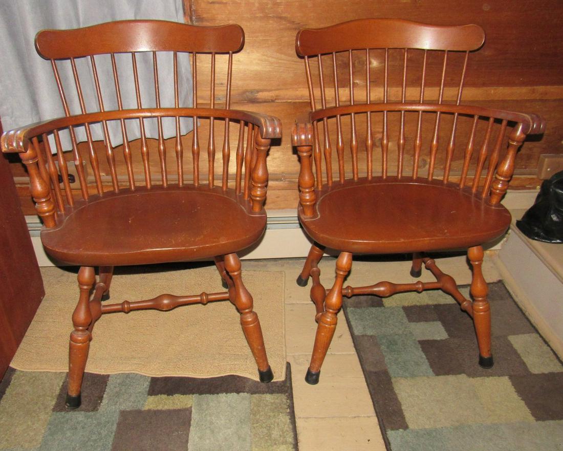 2 Nichols & Stone Arm Chairs: 2 chairs