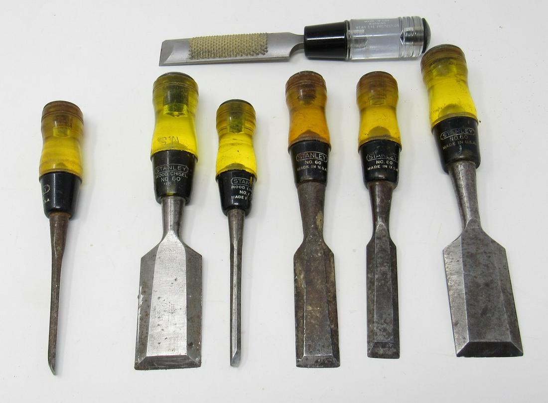 Stanley Wood Chisels: Getting all pictured