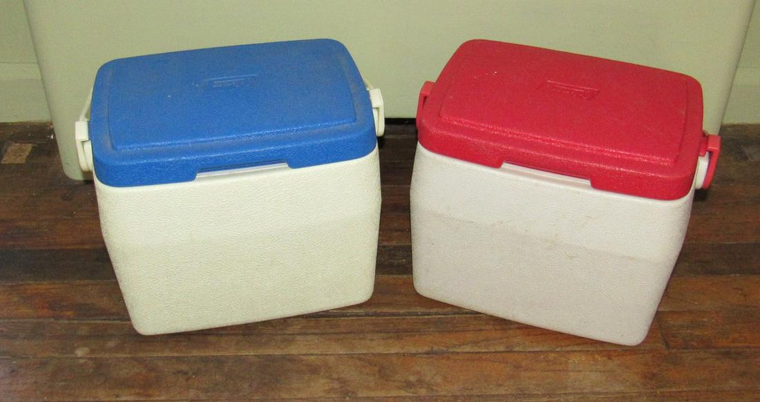 2 Coleman Coolers: Getting both pictured