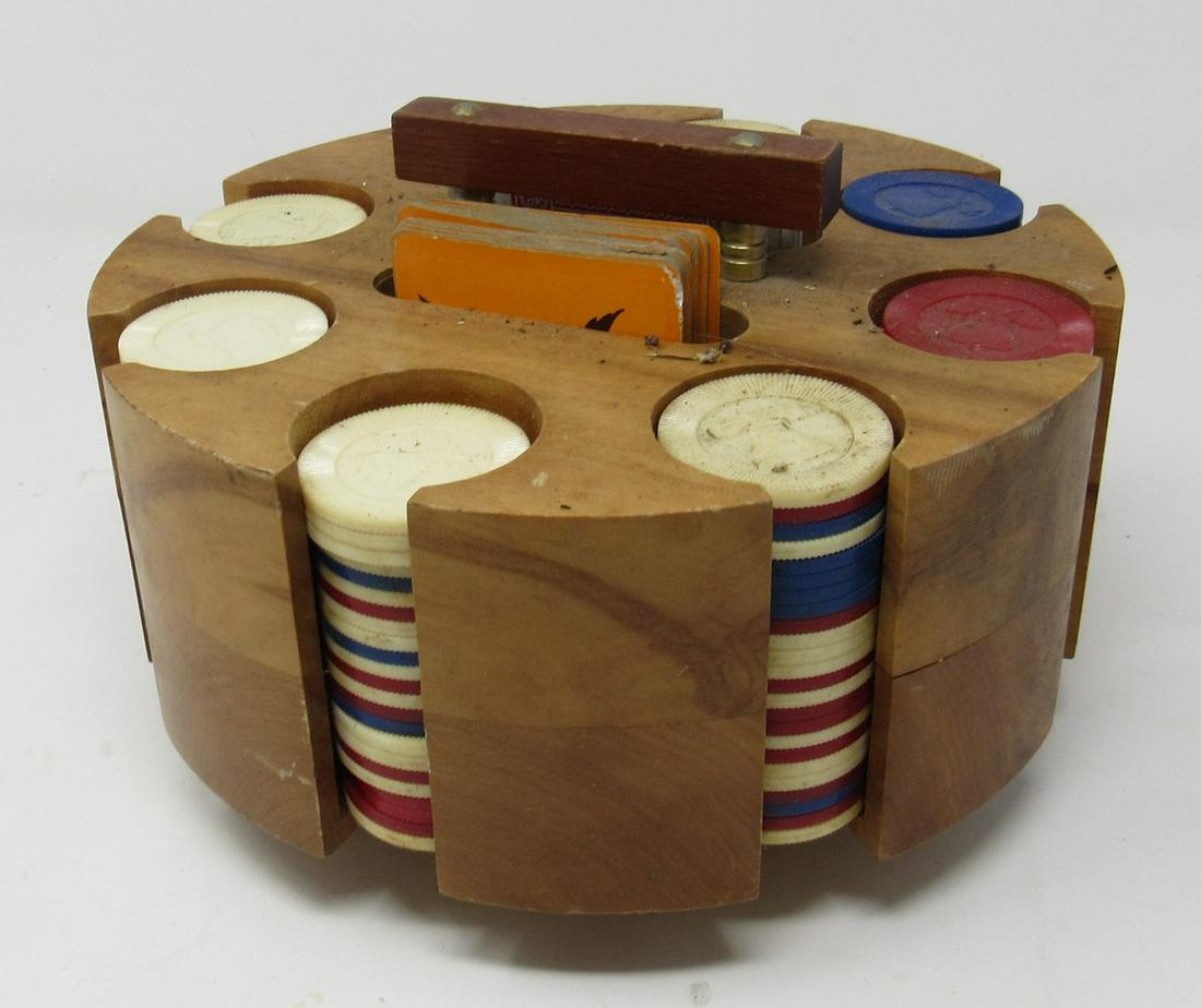 Vintage Poker Chips and Cards: Getting all pictured