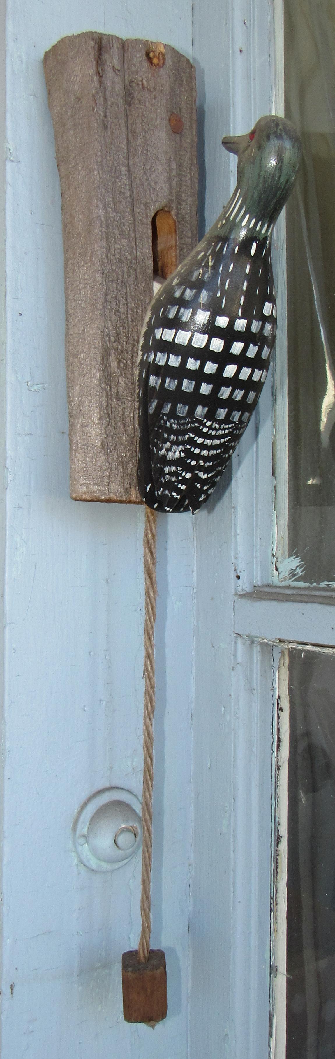 Woodpecker Doorknocker: Approx. 10" long. Getting all pictured.