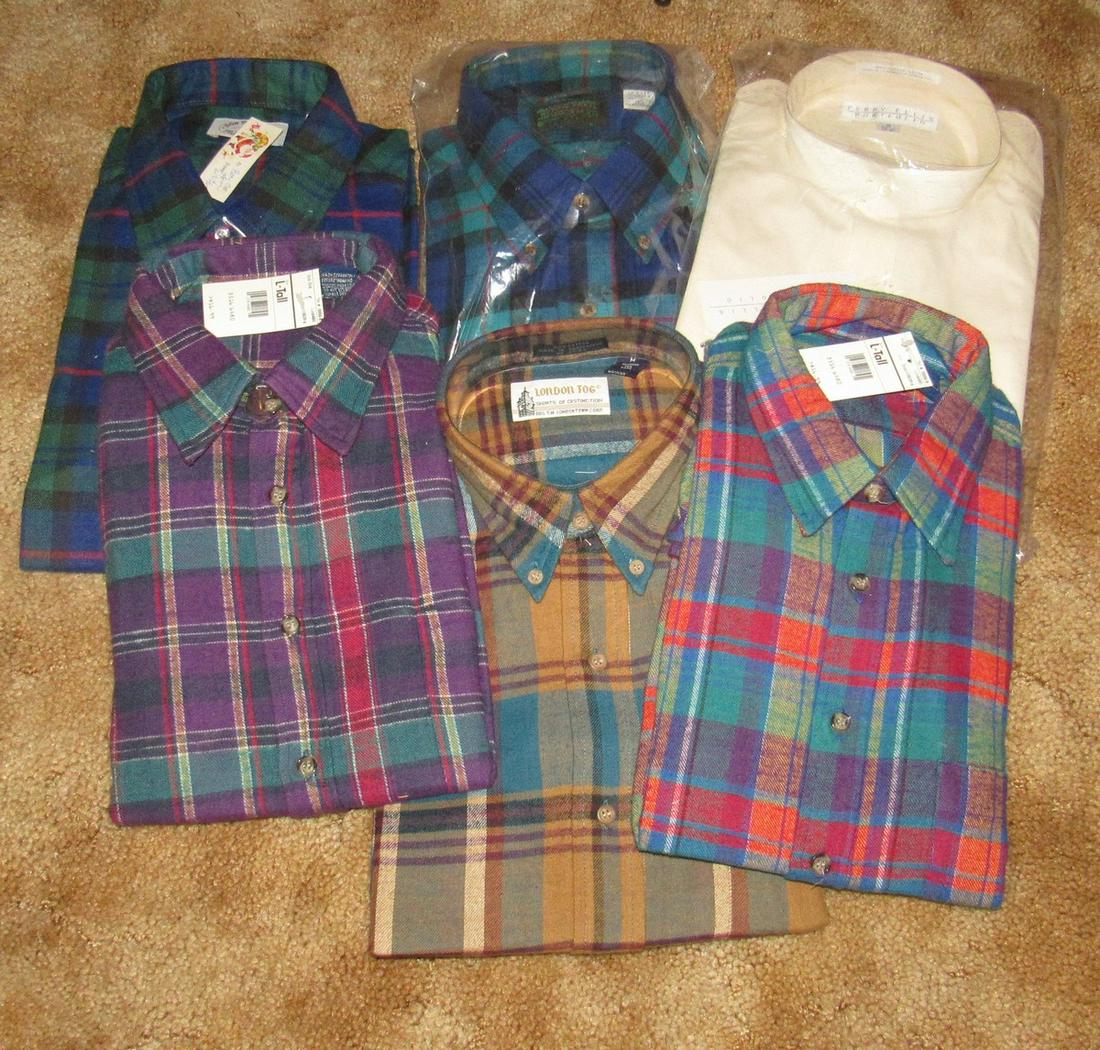 London Fog Perry Ellis & Misc Button Down Shirts: Getting all pictured