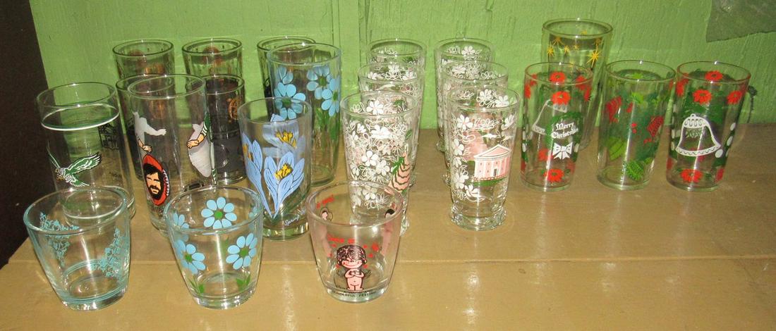 Vintage Pyro Drinking Glasses: Getting all pictured