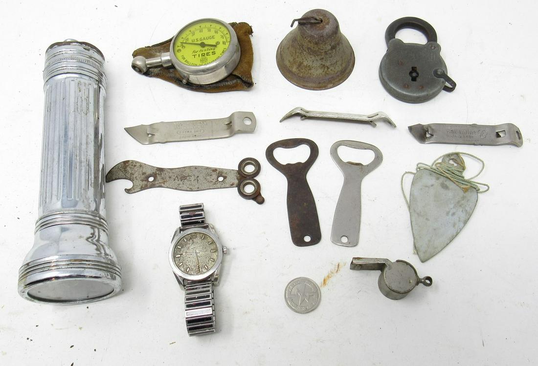 Bottle Openers Lock Gruen Watch US Tire Gauge: Getting all pictured