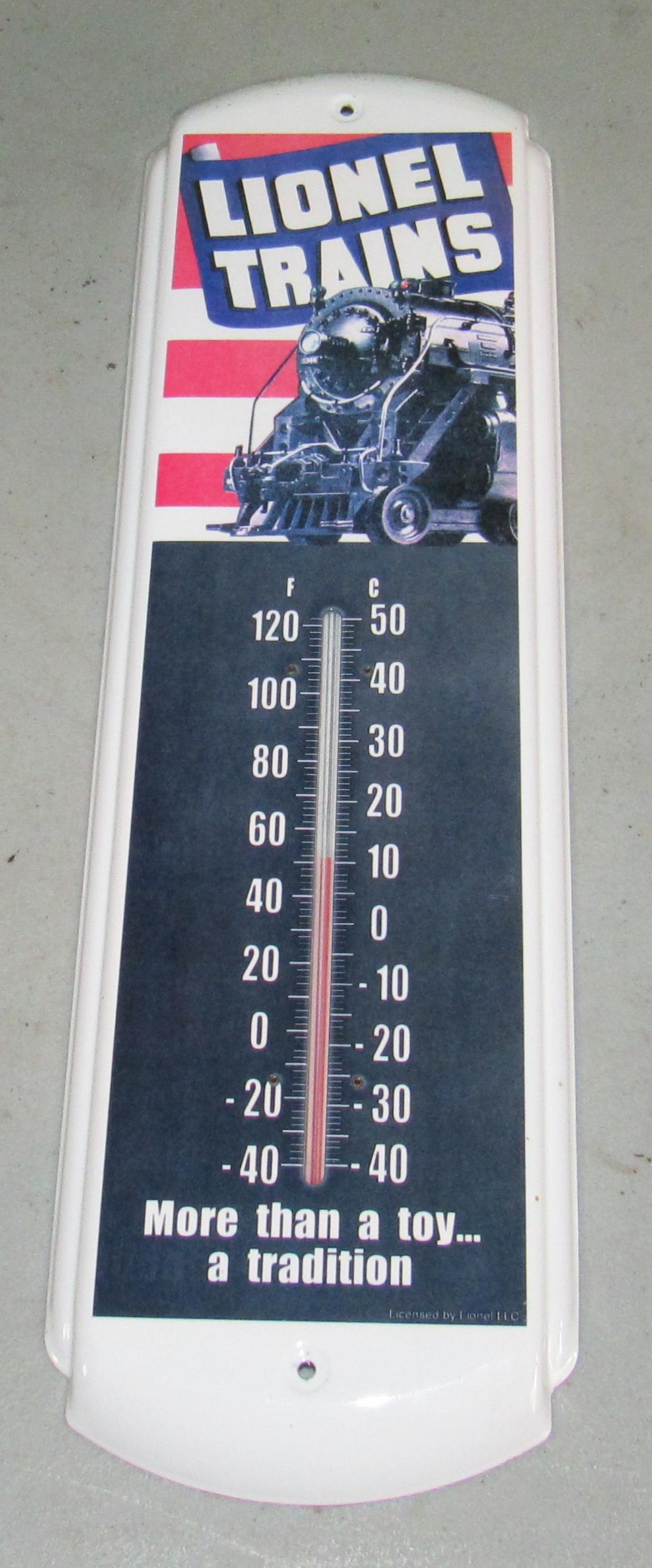 Lionel Trains Thermometer: Approx 5 "x 17"