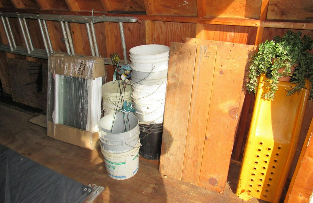 16' Extension Ladder Car Ramps New Window Garden Tools: Getting all pictured along wall. Take what you want and leave the rest