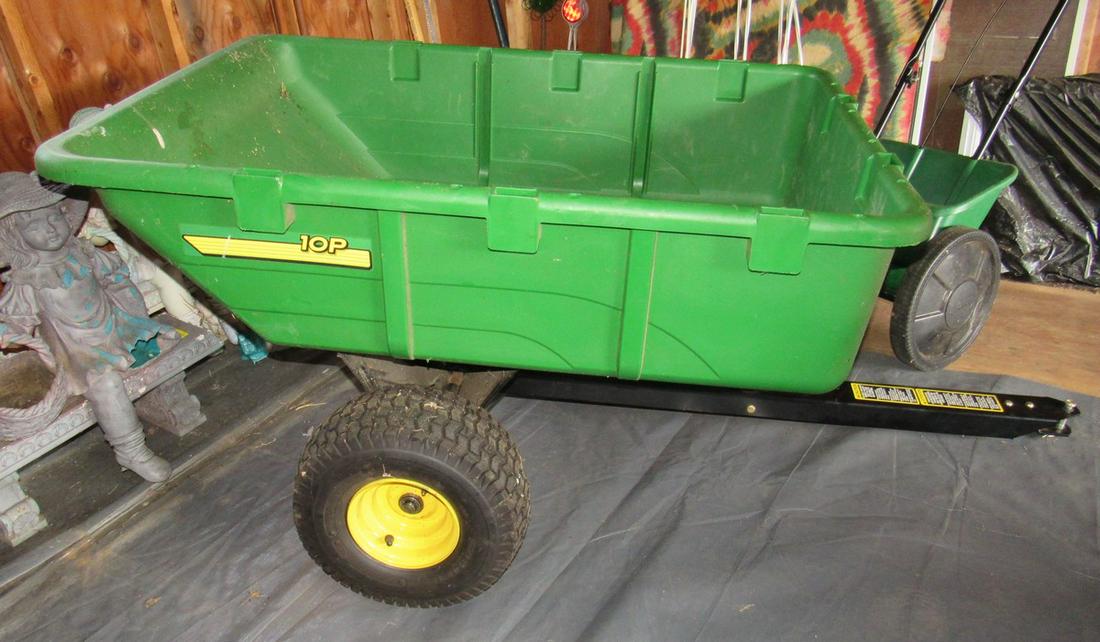 John Deere 10p Dump Trailer Garden Cart Nov 24 2019 M J