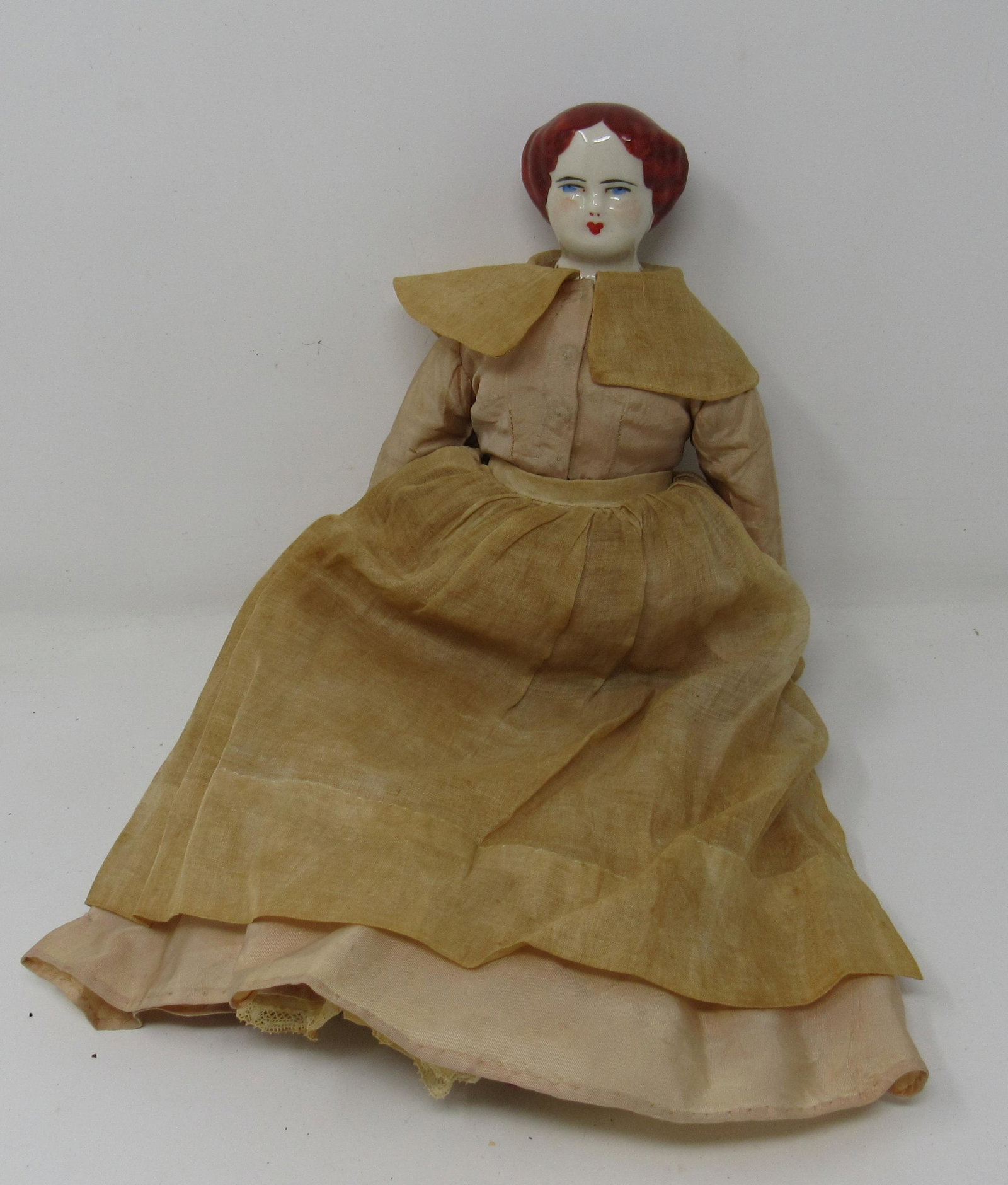 Ruth Gibbs Godey's Little Lady Porcelain Doll: Approx 13"