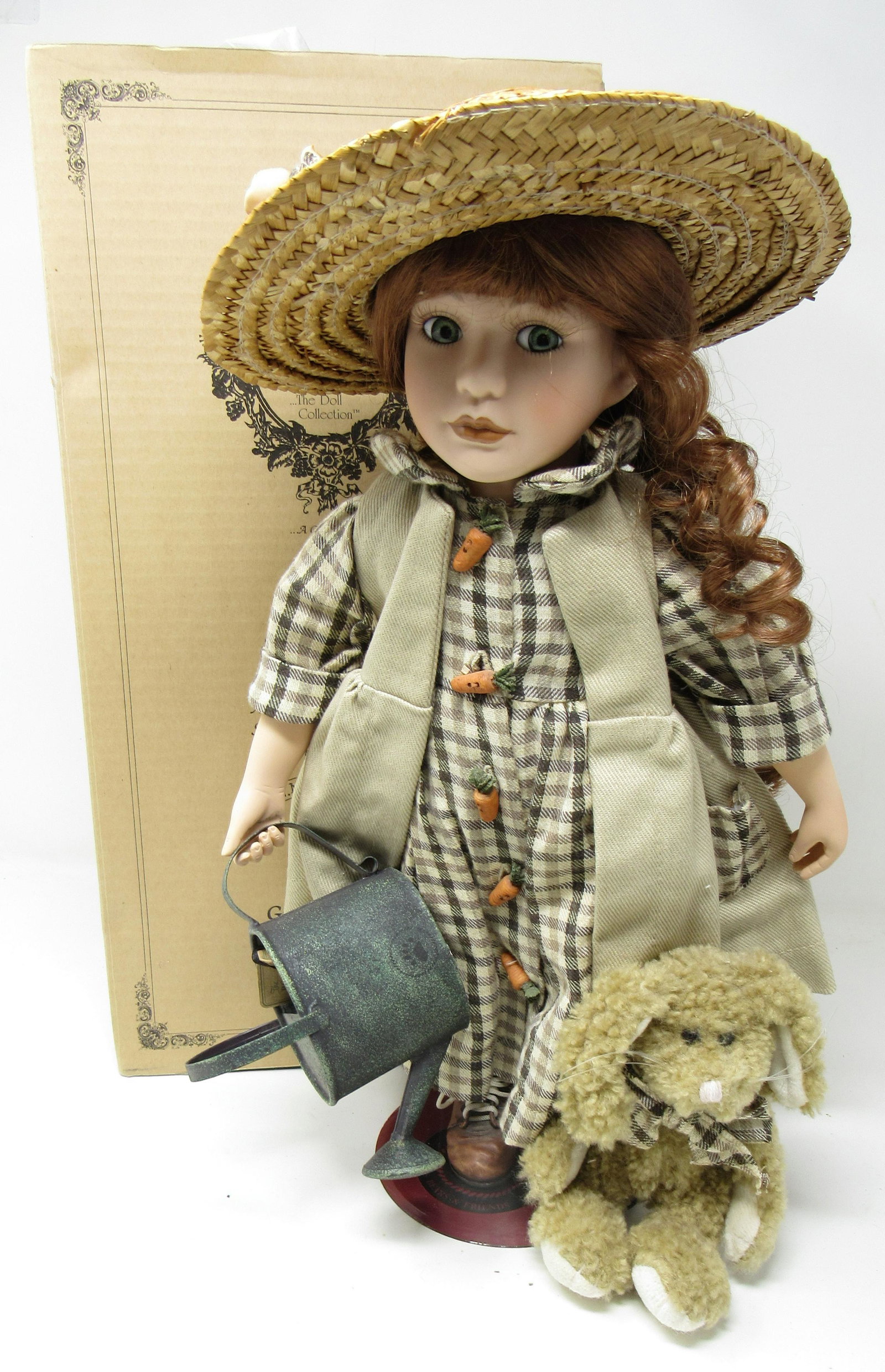 Boyds Collection Yesterdays Child Julia Garden Friends: Approx 16" tall porcelain