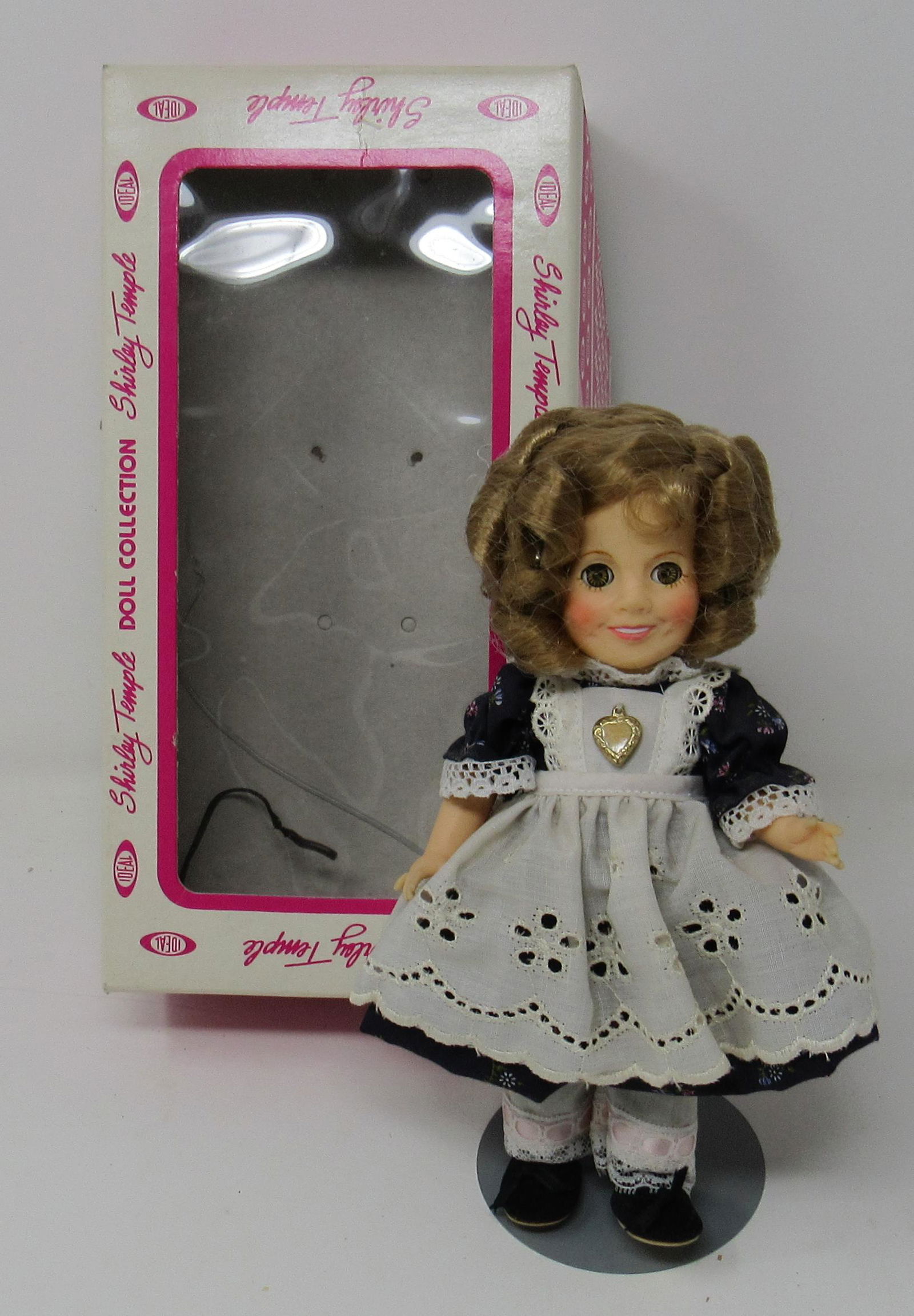 Ideal Shirley Temple Doll: Approx 8" tall