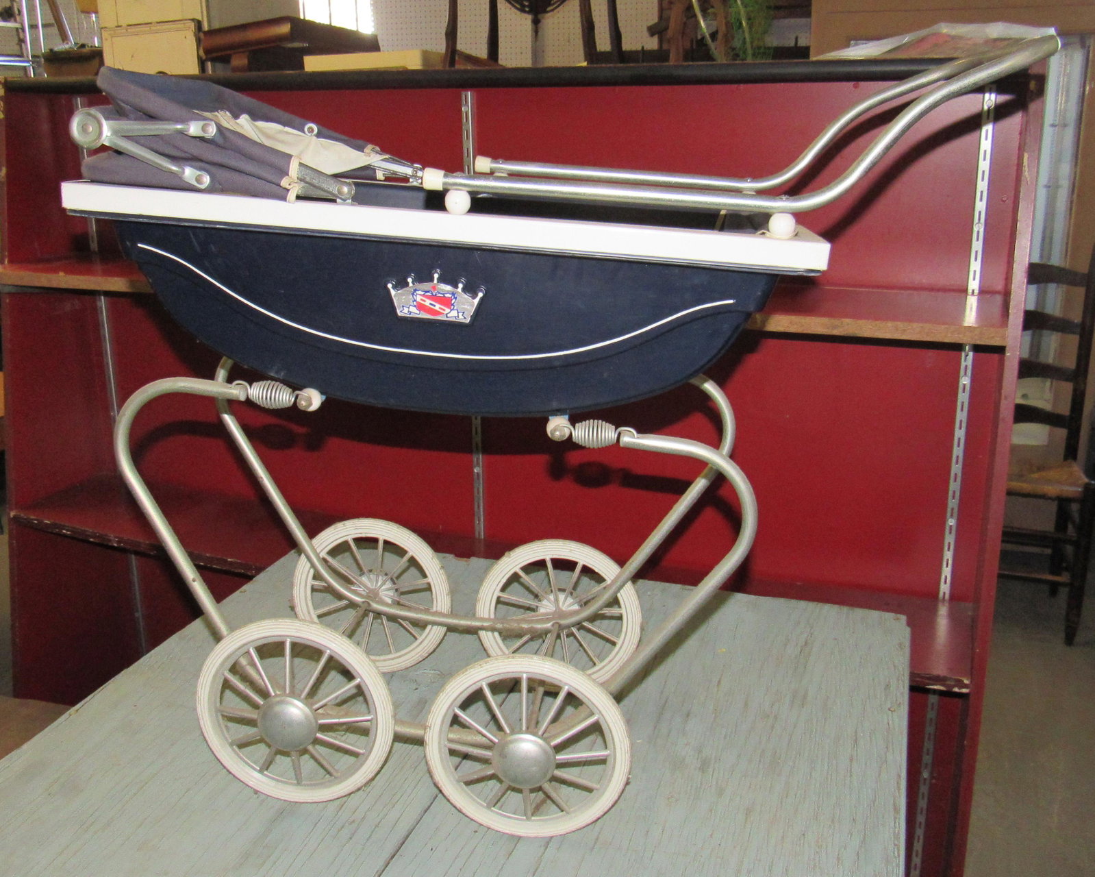 Doll Stroller: Approx 29" long and 25" tall