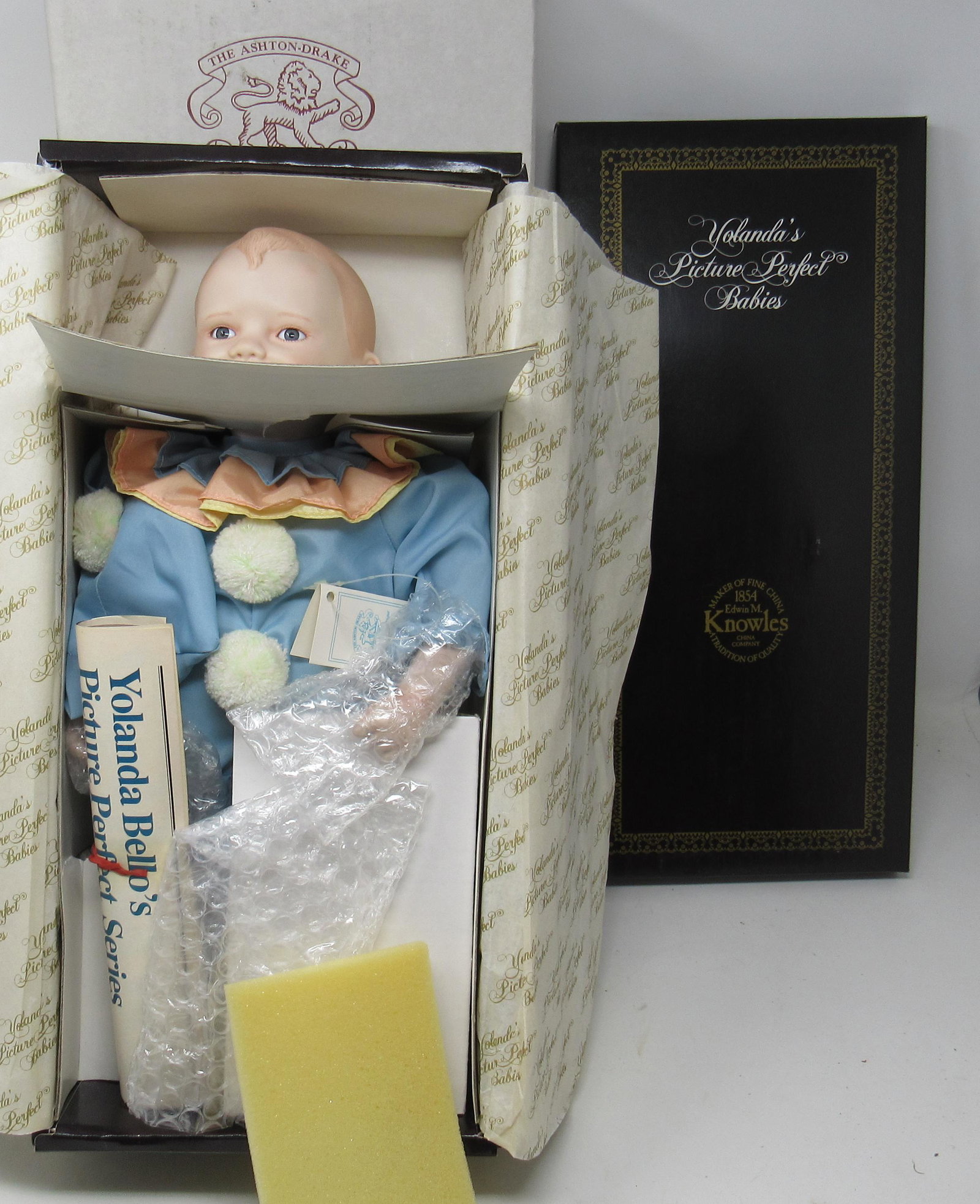 Yolanda Bellos Edwin Knowles Porcelain Doll: Approx 14"