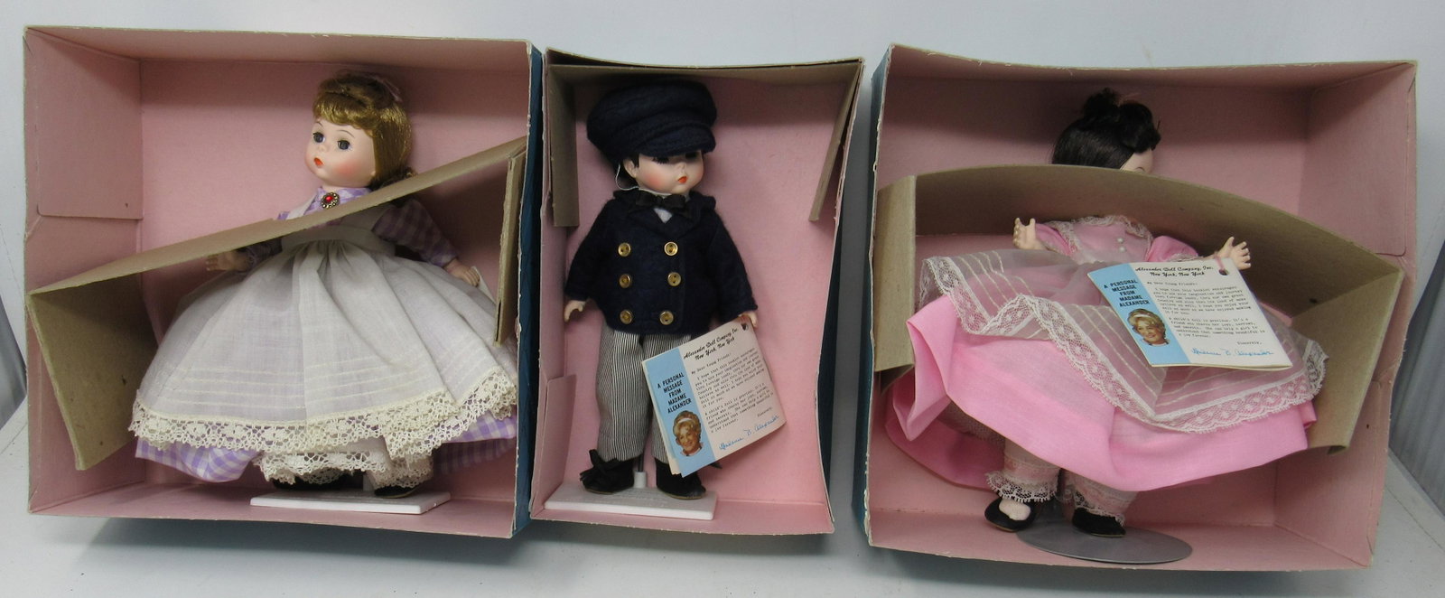 Madame Alexander Meg Laurie Little Men Beth Dolls: Apprx 7 1/2"