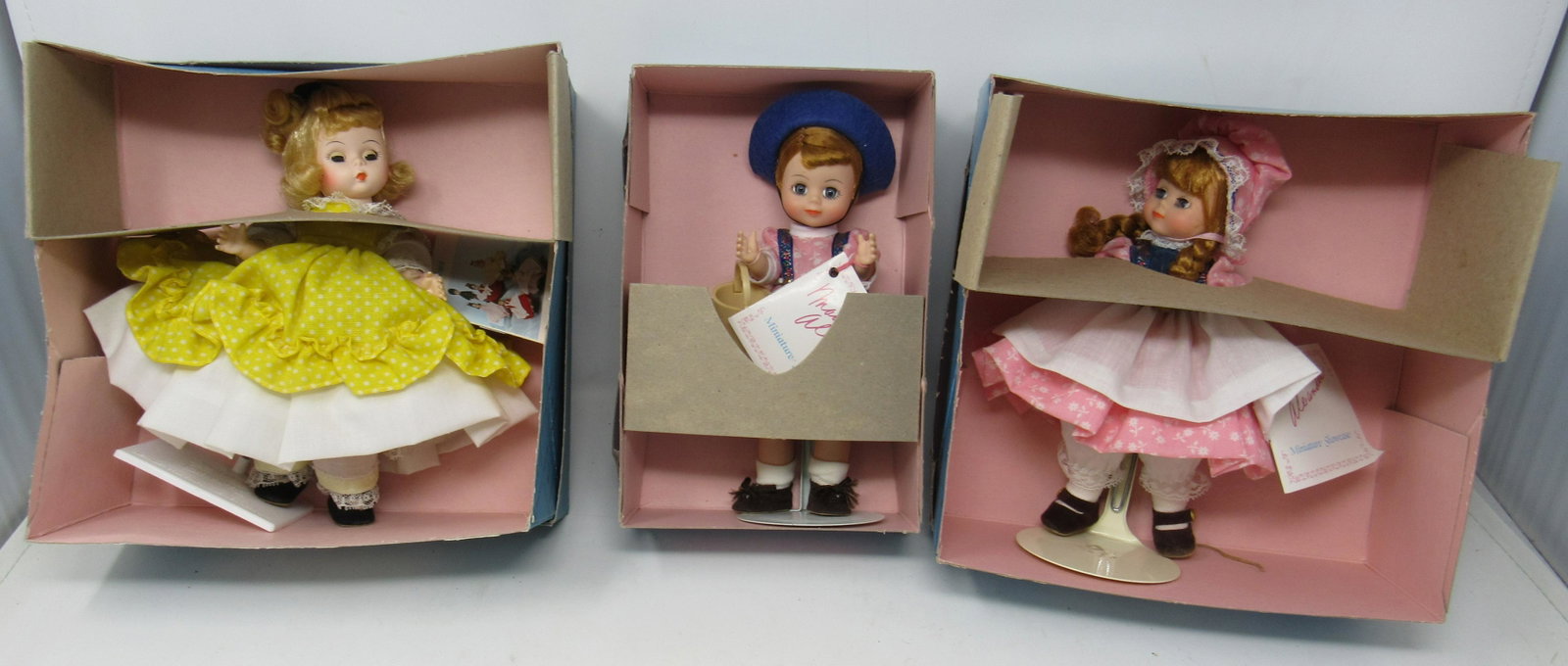 Madame Alexander Amy Jack and Jill Dolls: Dolls and boxes
