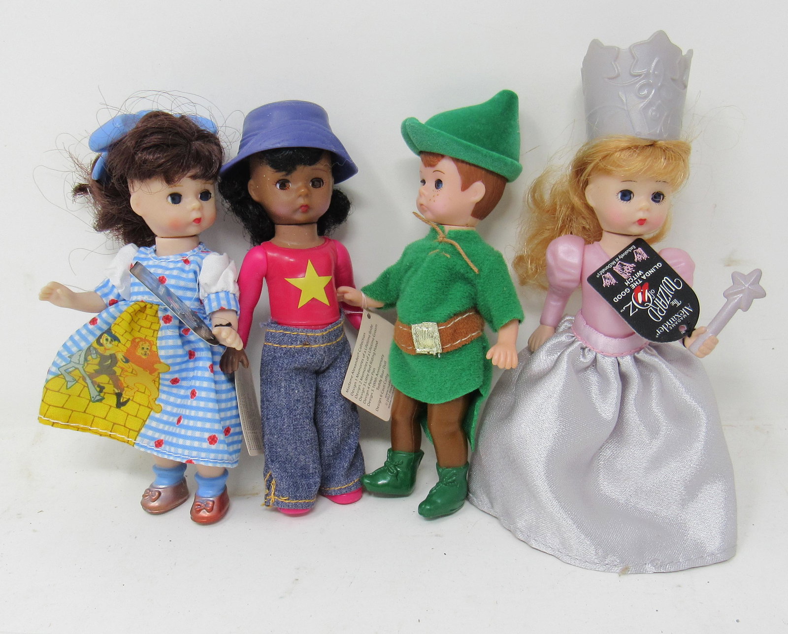 Madame Alexander Wizard of Oz Cool Cathy Peter Pan: Tallest is approx 6"