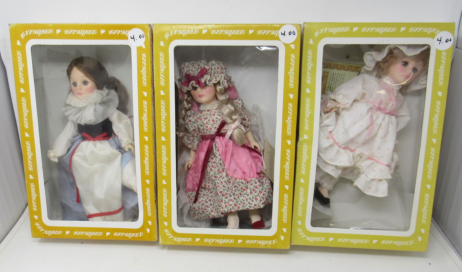 3 Effanbee Dolls: Approx 10"