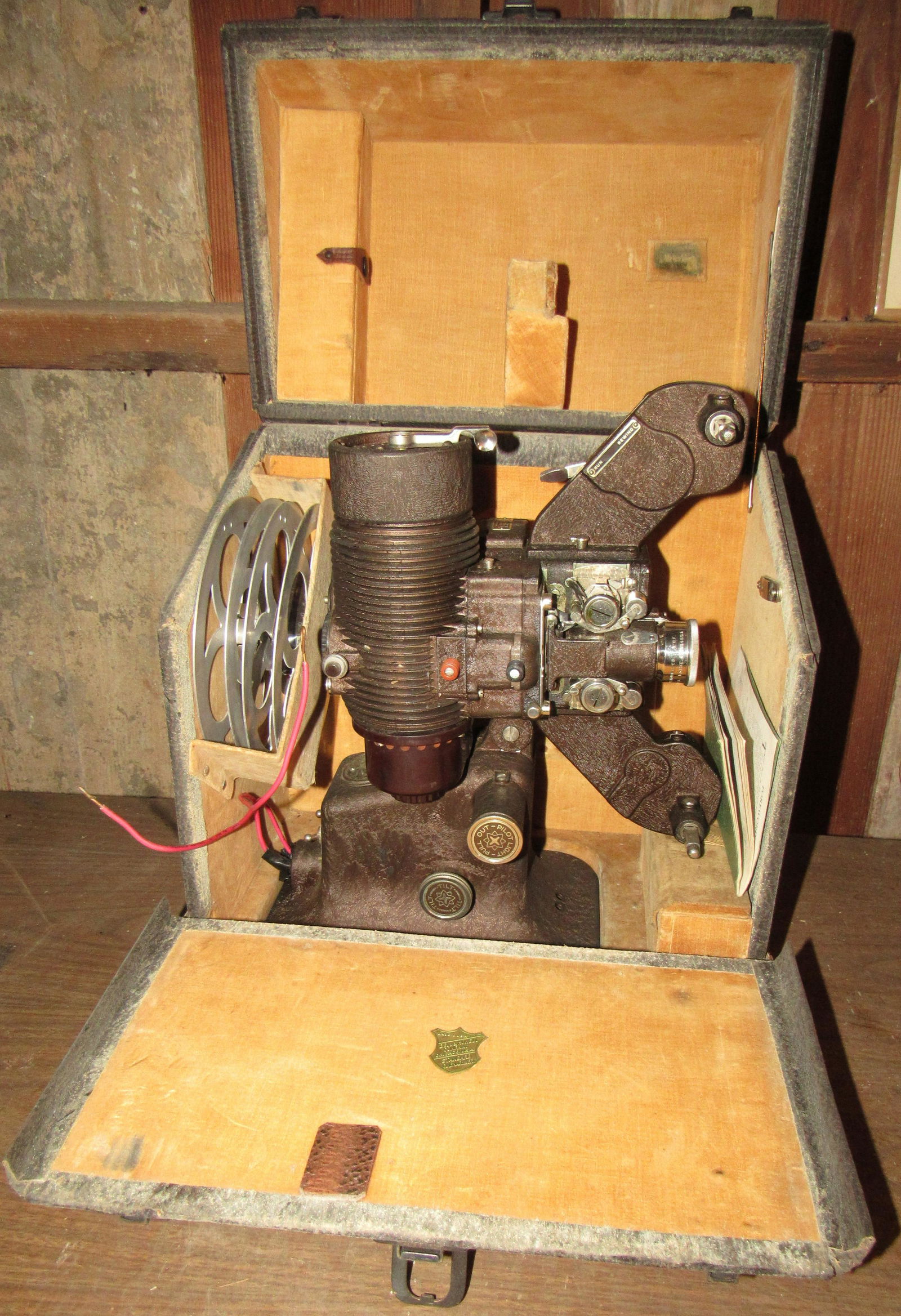 JC Reiss Optician Bell & Howell Projector: Comes with all pictured