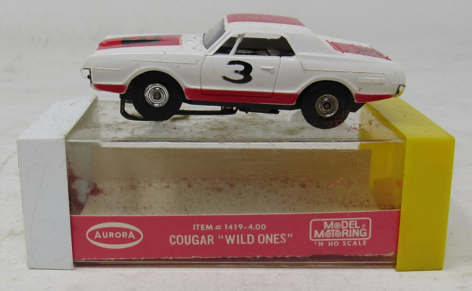 Aurora Cougar Wild Ones # 1419 - 4.00 Slot Car: HO Scale Model Motoring