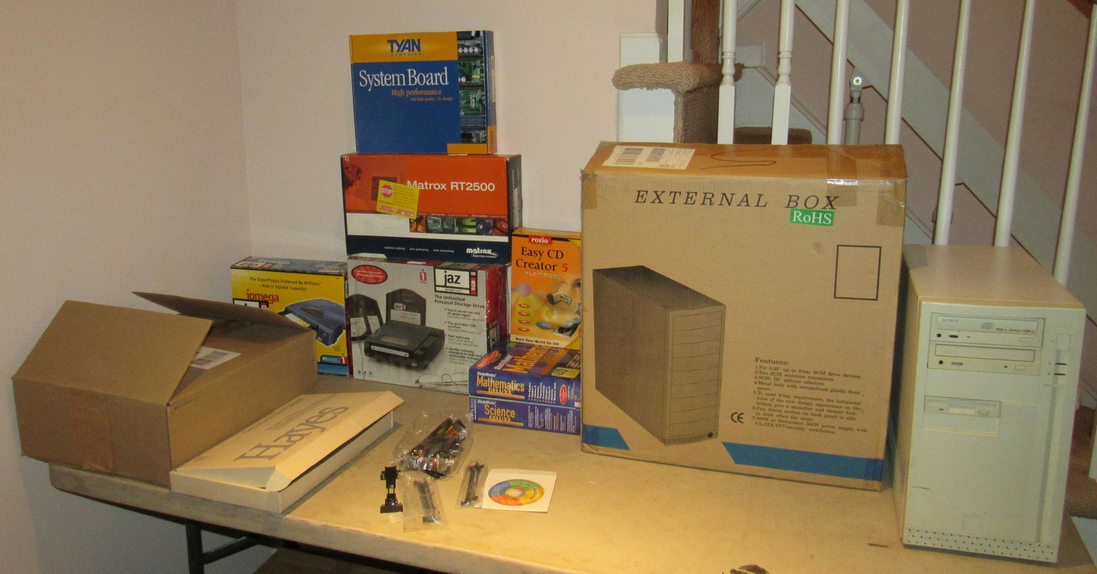 Misc Computer Accessories: Lot includes all pictured on table. Take what you want and leave the rest