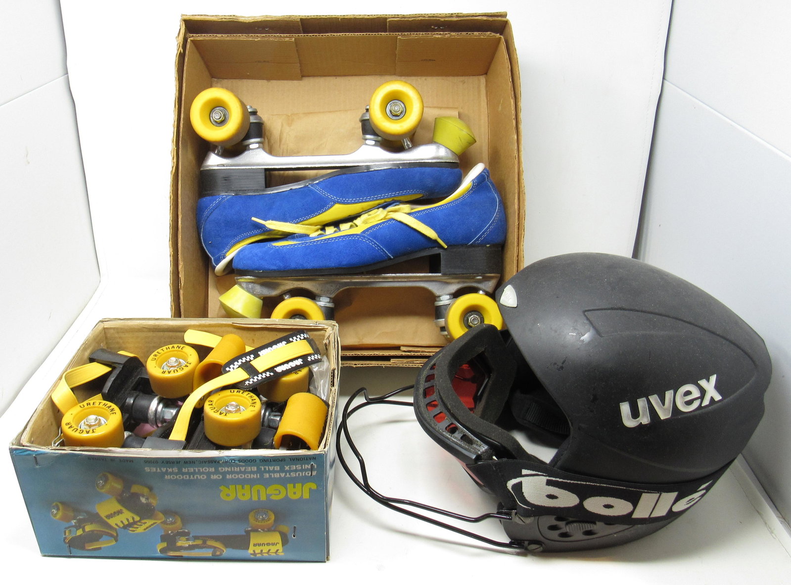 Jaguar Roller Skates and Uvex Helmet: Getting all pictured