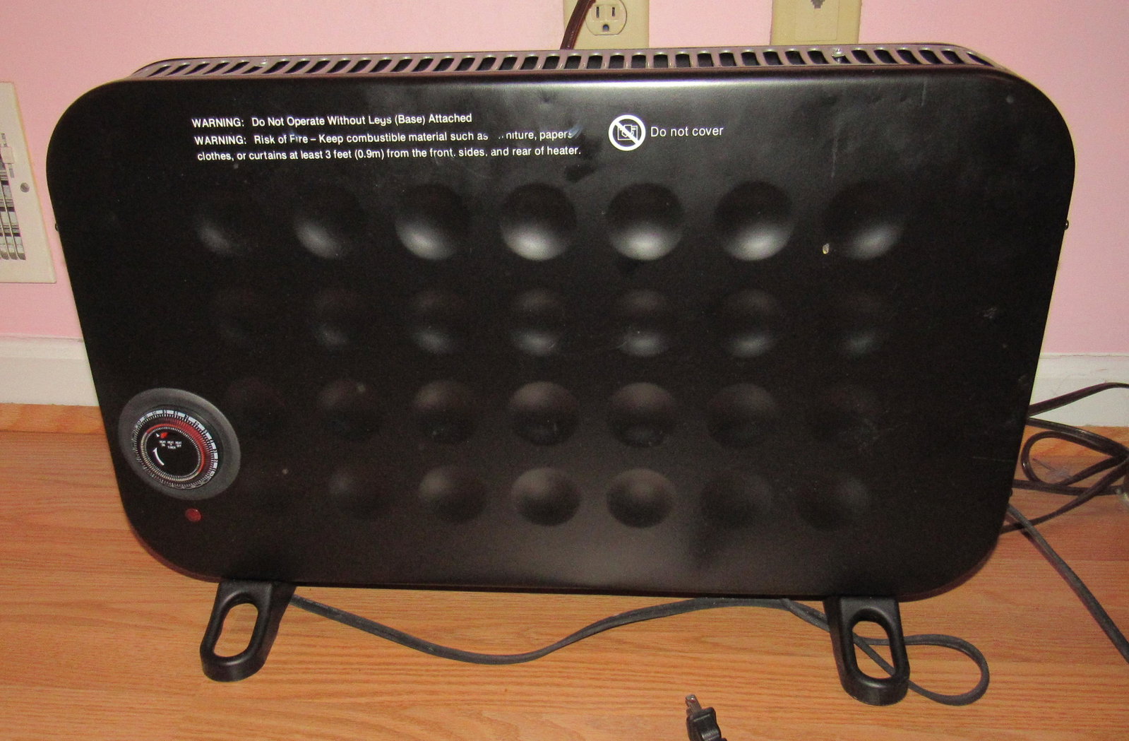 Crane Convection Heater: Approx 24" long and 15 1/2" tall