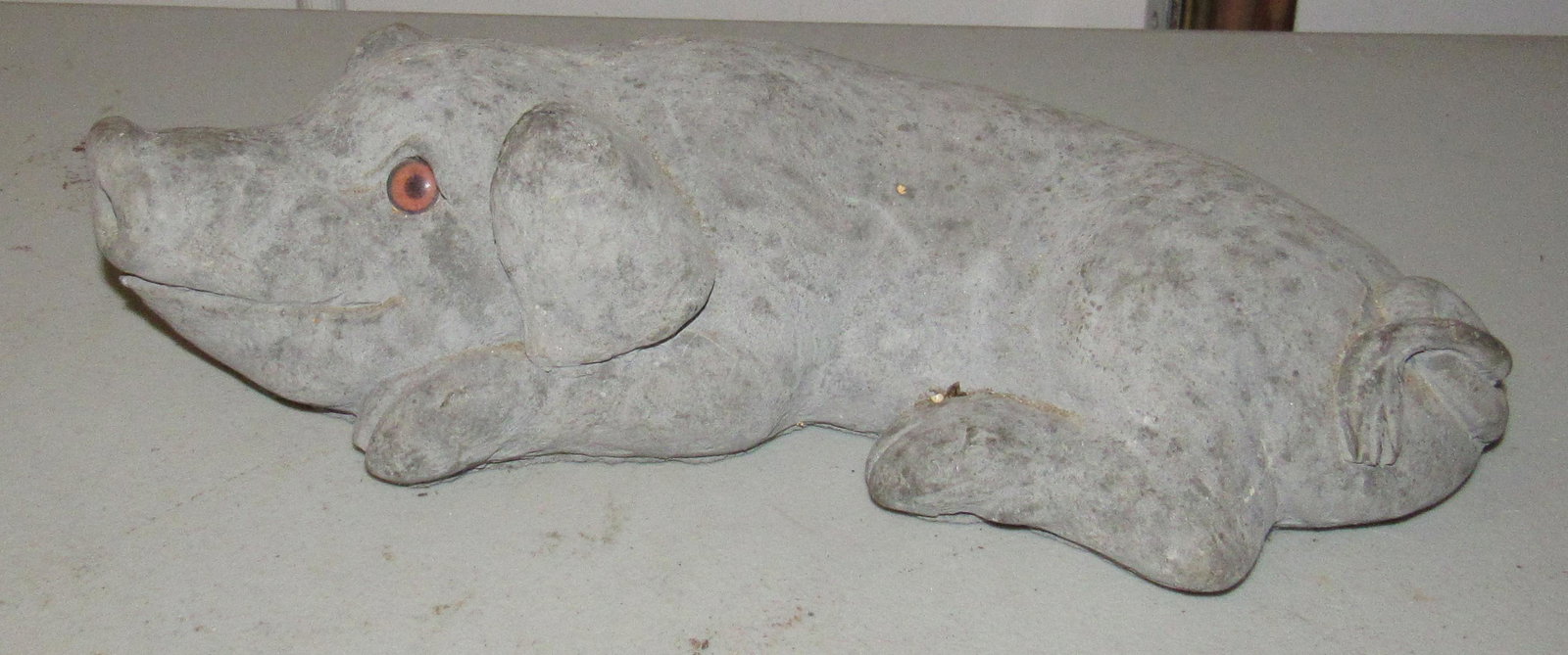 Concrete Pig: Approx 13" long