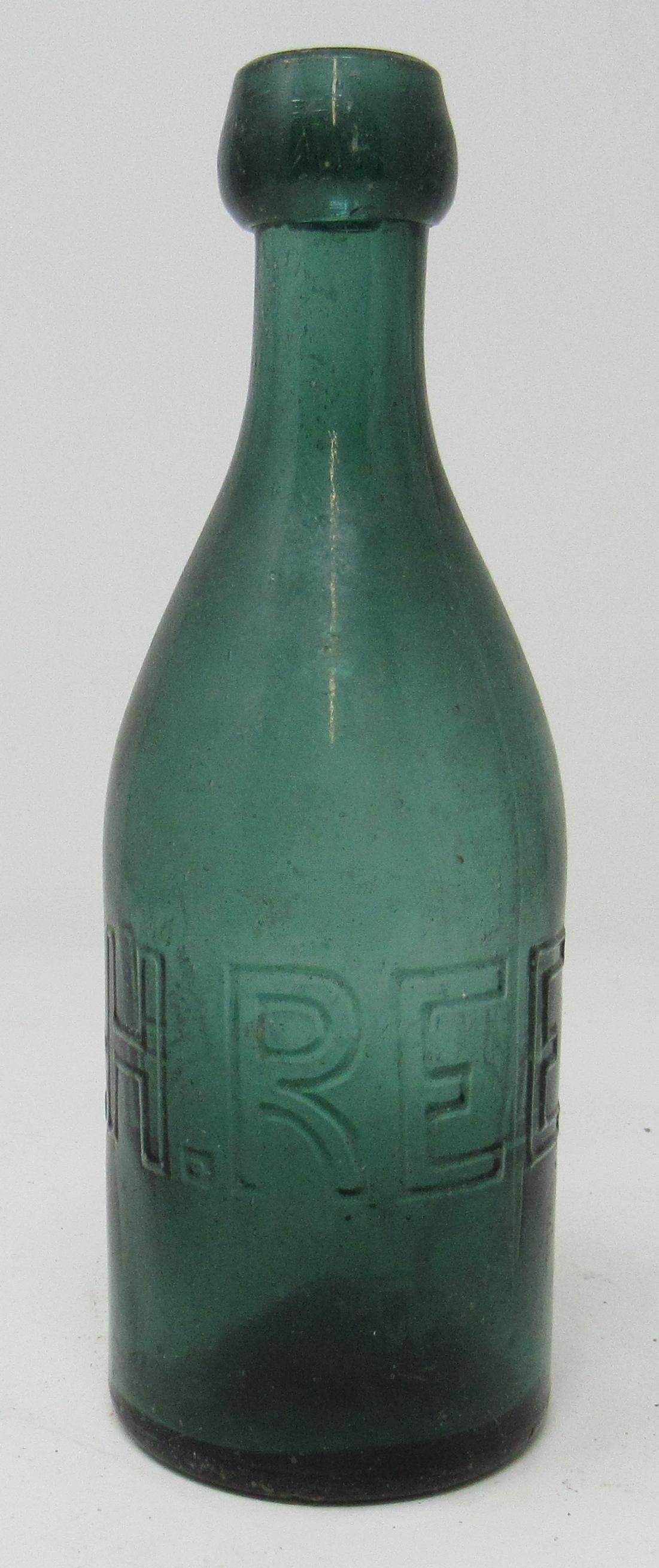 E.H Reeder Bottle: Approx 7 1/2" tall