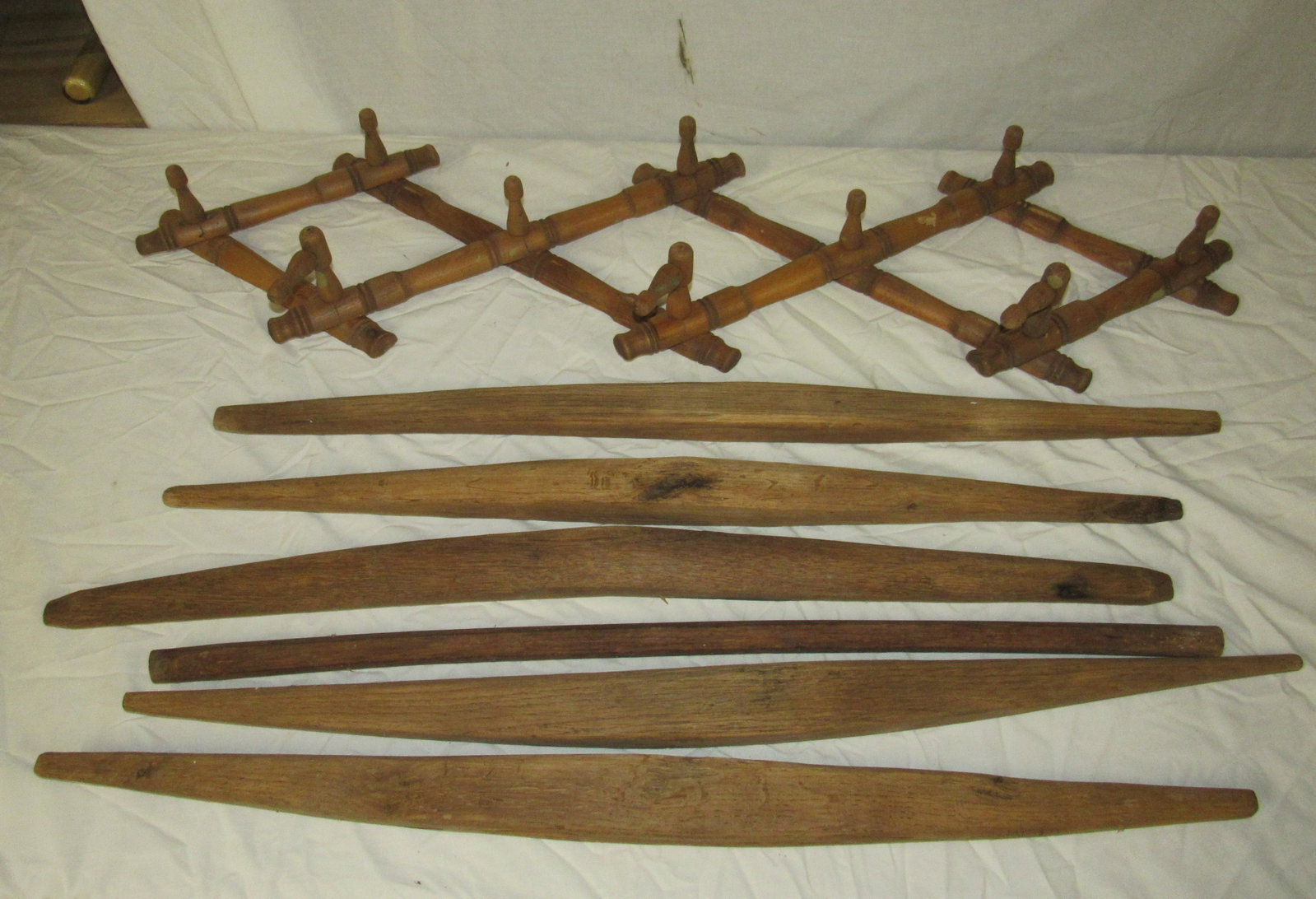 Hog Gambles and Clothes Rack: Gambles are approx 32" long