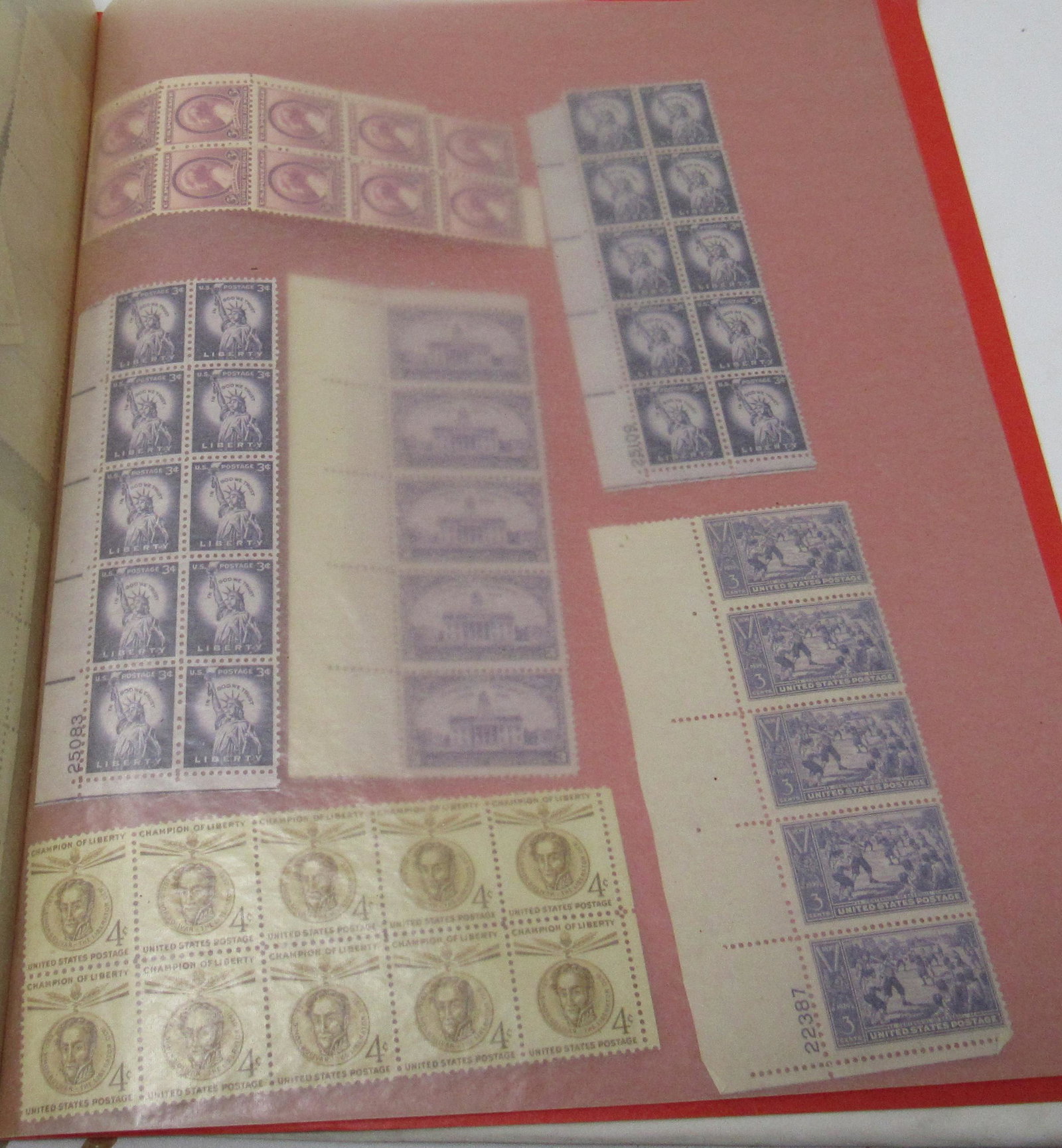 United States Stamps Poland Czechoslovakia Korea: Getting all pictured