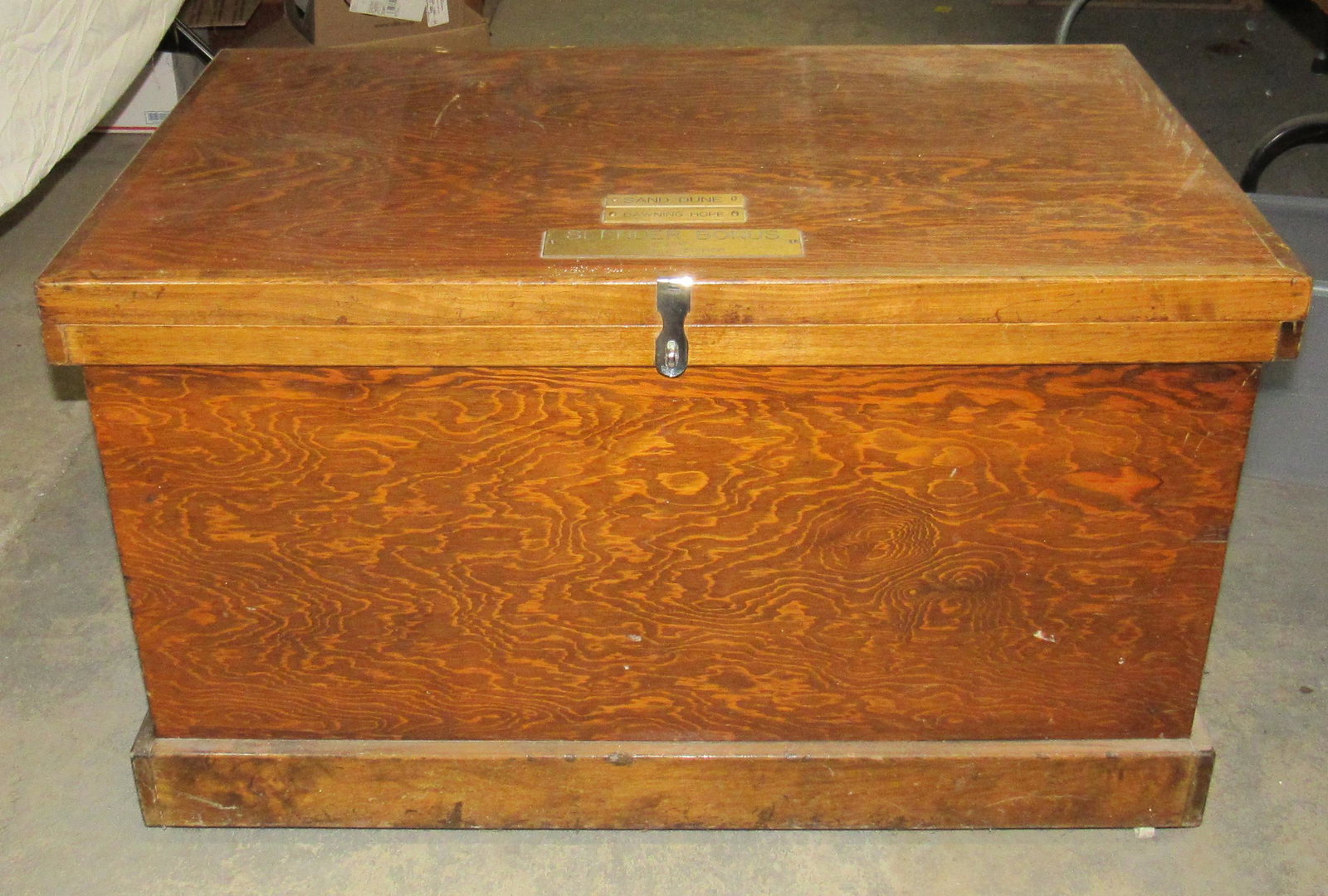 Tack Trunk: Approx 24" x 39" x 23 1/2" tall.